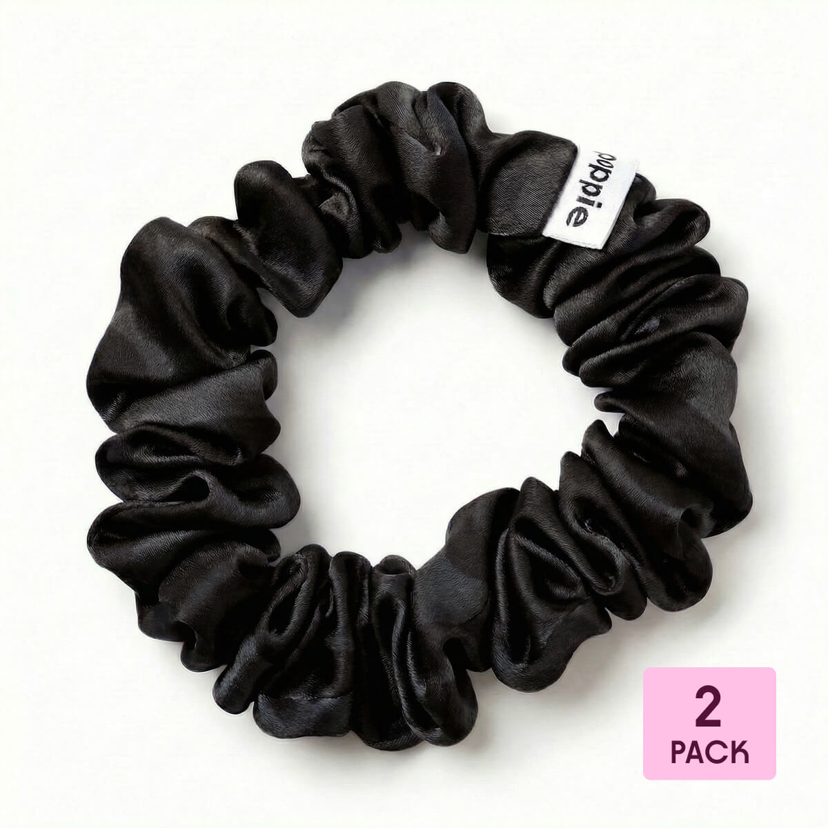 Scrunchie Black 2-pack