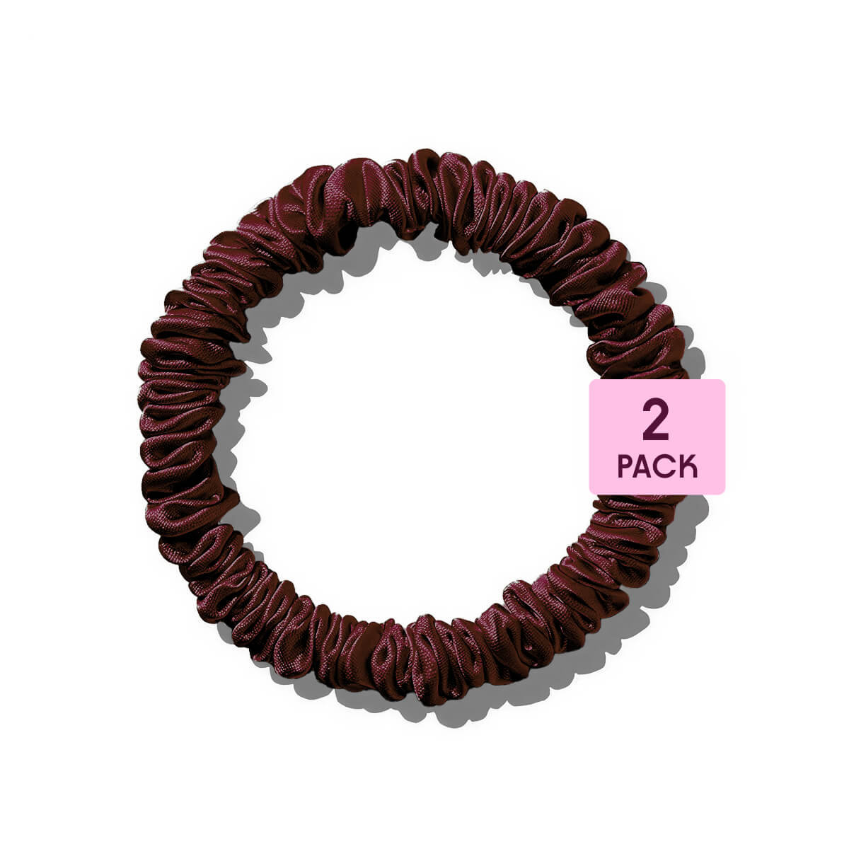 Scrunchie Burgundy 2-pack